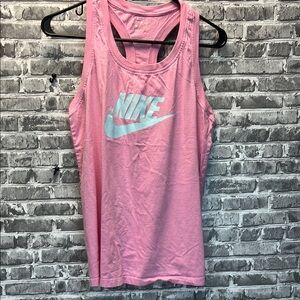 Nike‎ Pink and Blue Athletic Tank Top